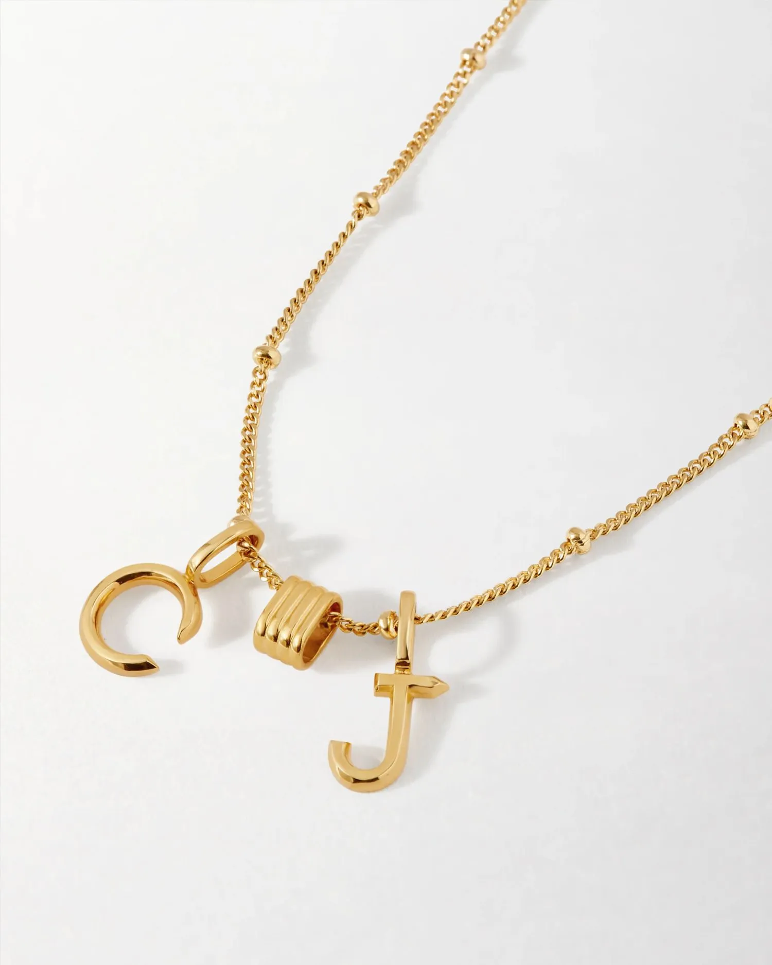 Prizma Double Letter Necklace