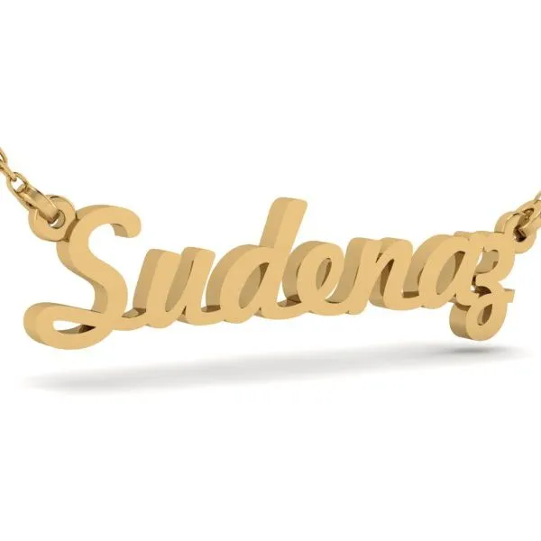 Personalized Silver Necklace