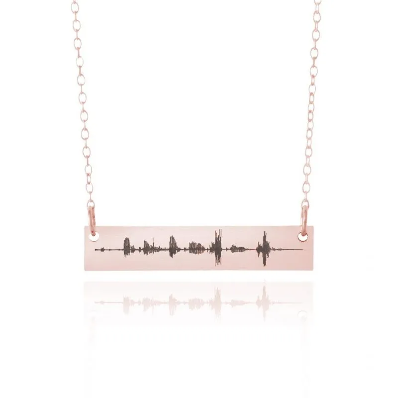 Plain Ses Dalgası Necklace