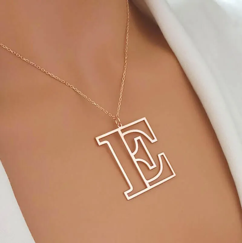 Initial Silver Necklace