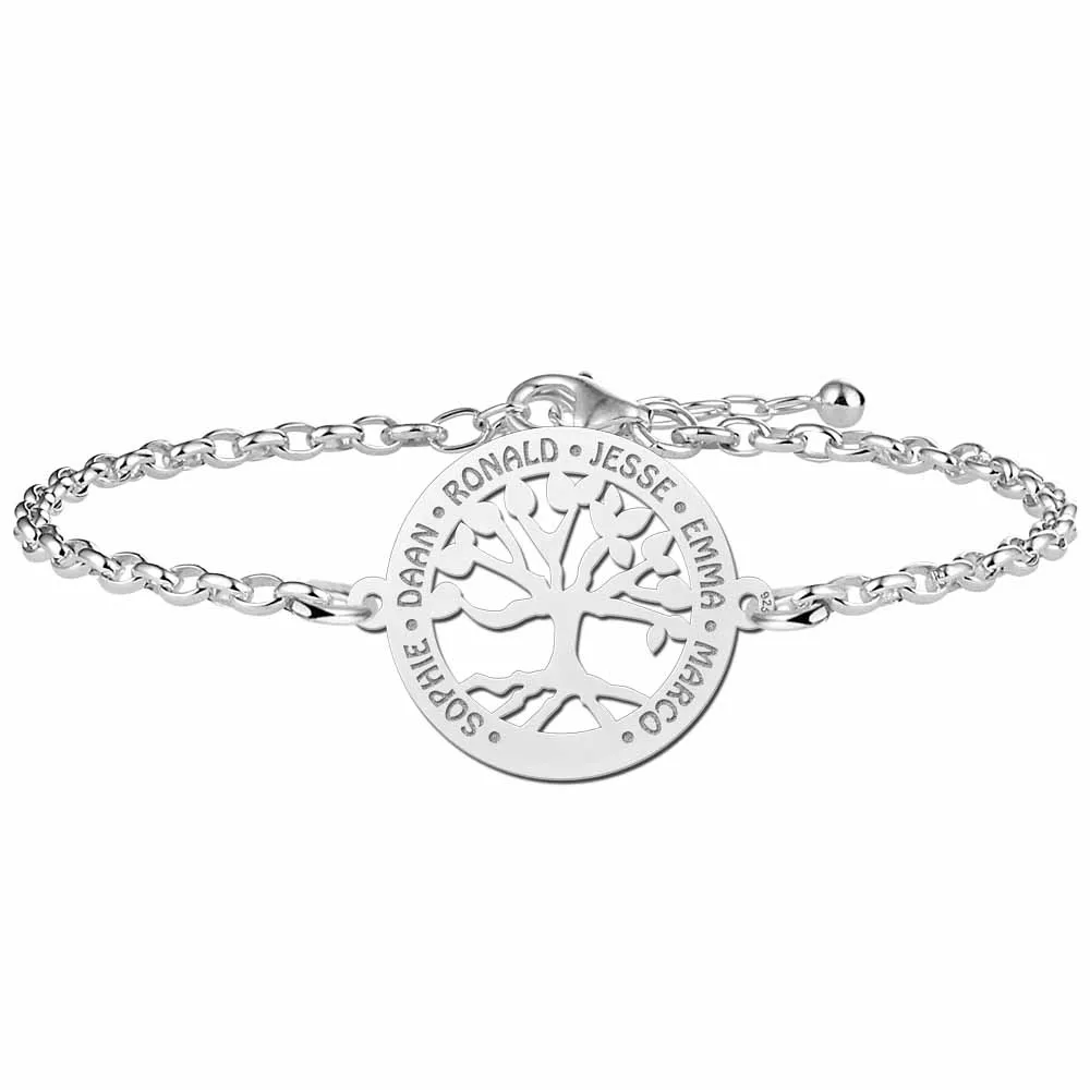 Hayat Tree Personalized Bracelet