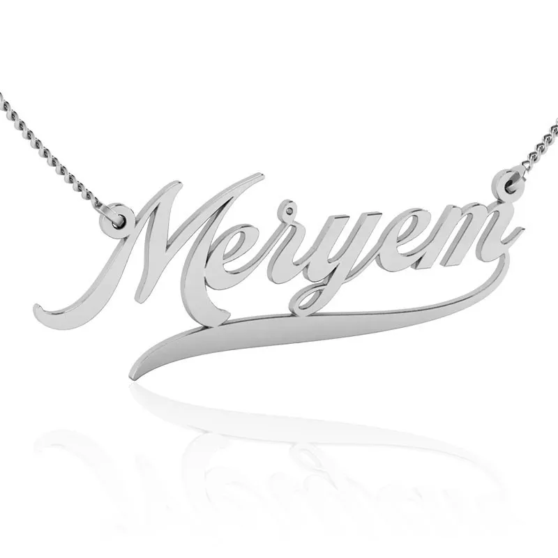 Personalized Silver Necklace