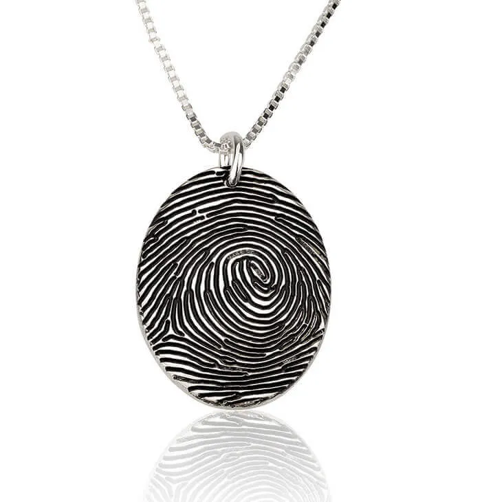 Parmak İzi Tam Necklace