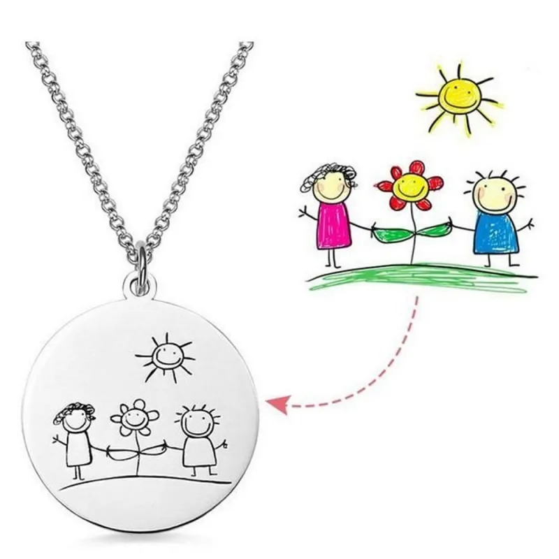 Special Design Resimli Necklace