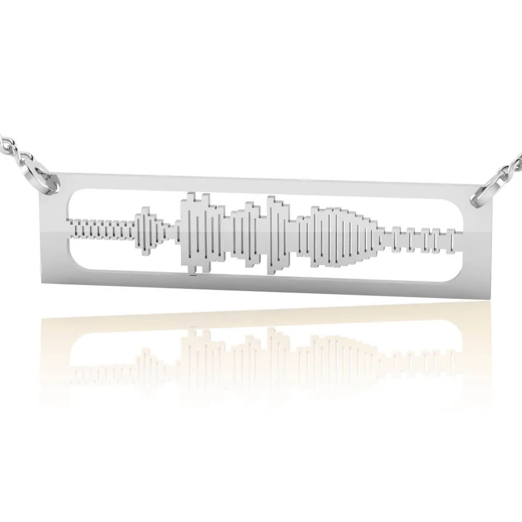 Ses Dalgası Silver Necklace